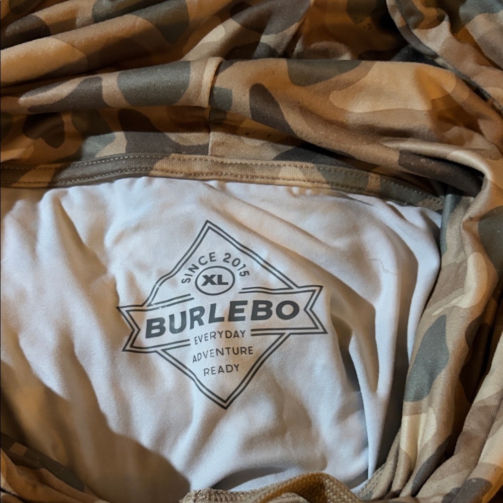 BURLEBO Tan and Brown Camo Jacket
